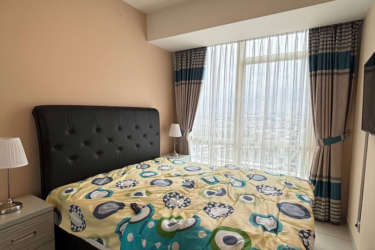 Appartement Deluxe, 1 chambre, balcon, vue ville | Vue de la chambre
