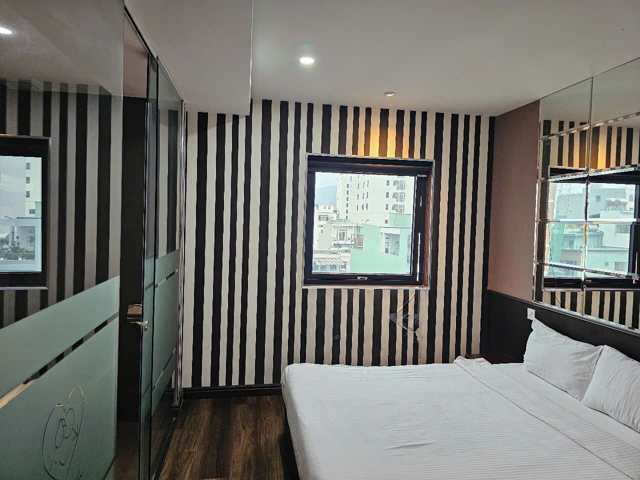 Blackout curtains, iron/ironing board, free WiFi