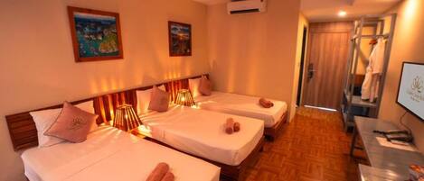 Quarto triplo luxo | 1 quarto, cortinas blackout, ferros/tábuas de passar roupa