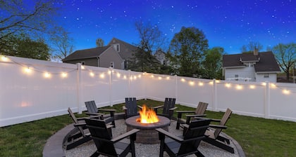 Brand New Construction w/Hot tub, Firepit, Fenced in Yard and walk to downtown.