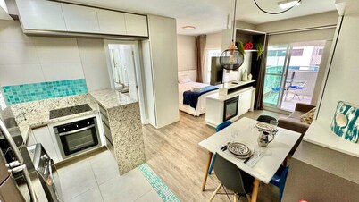 1 Quarto, Sacada c/ Churrasqueira Lifespace Batel