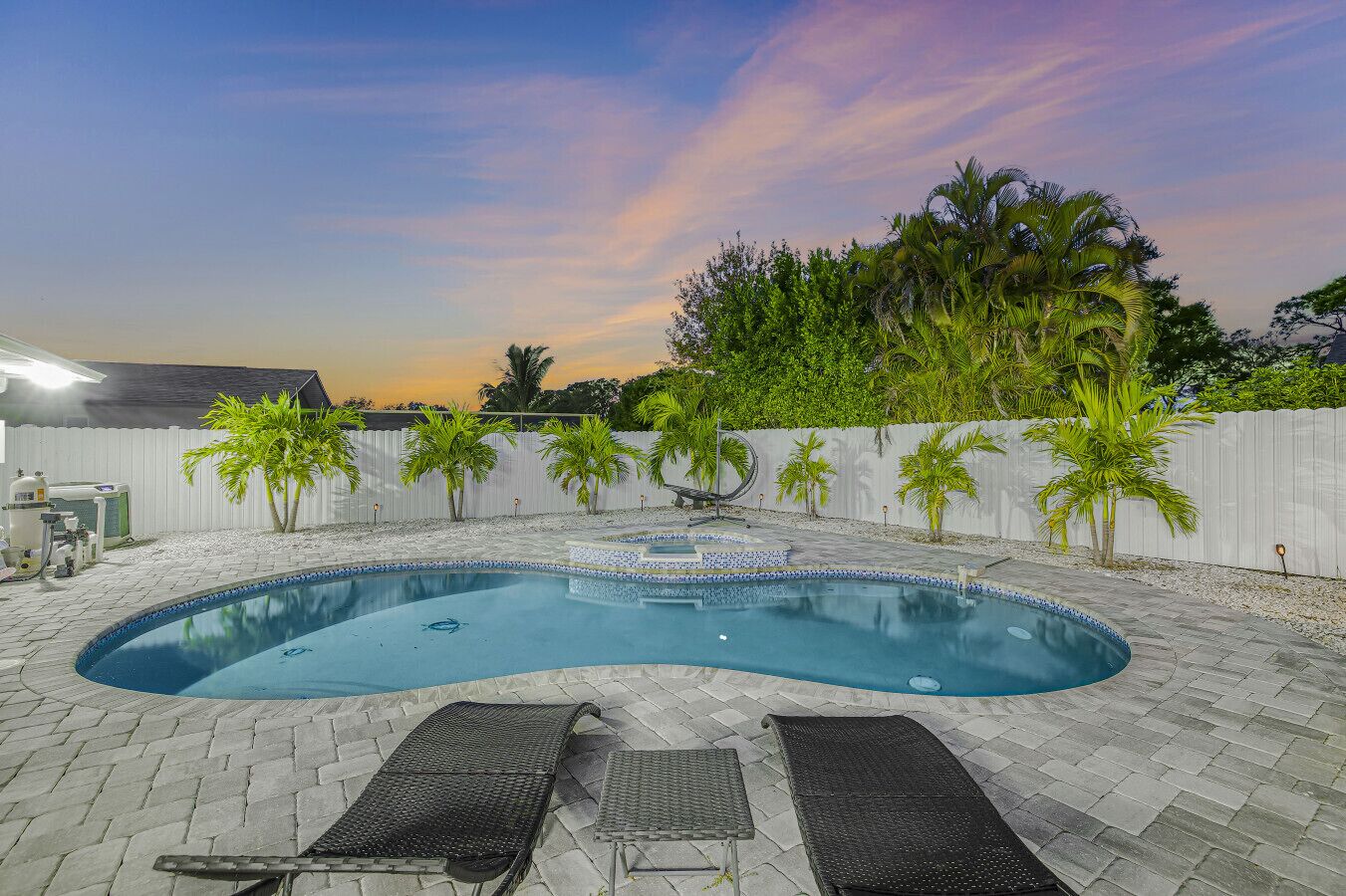 Piscina externa, piscina aquecida