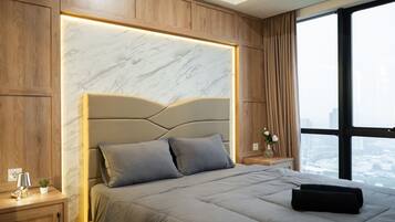 Superior Apartment, 1 Bedroom, Kitchen, City View | Pemandangan dari bilik