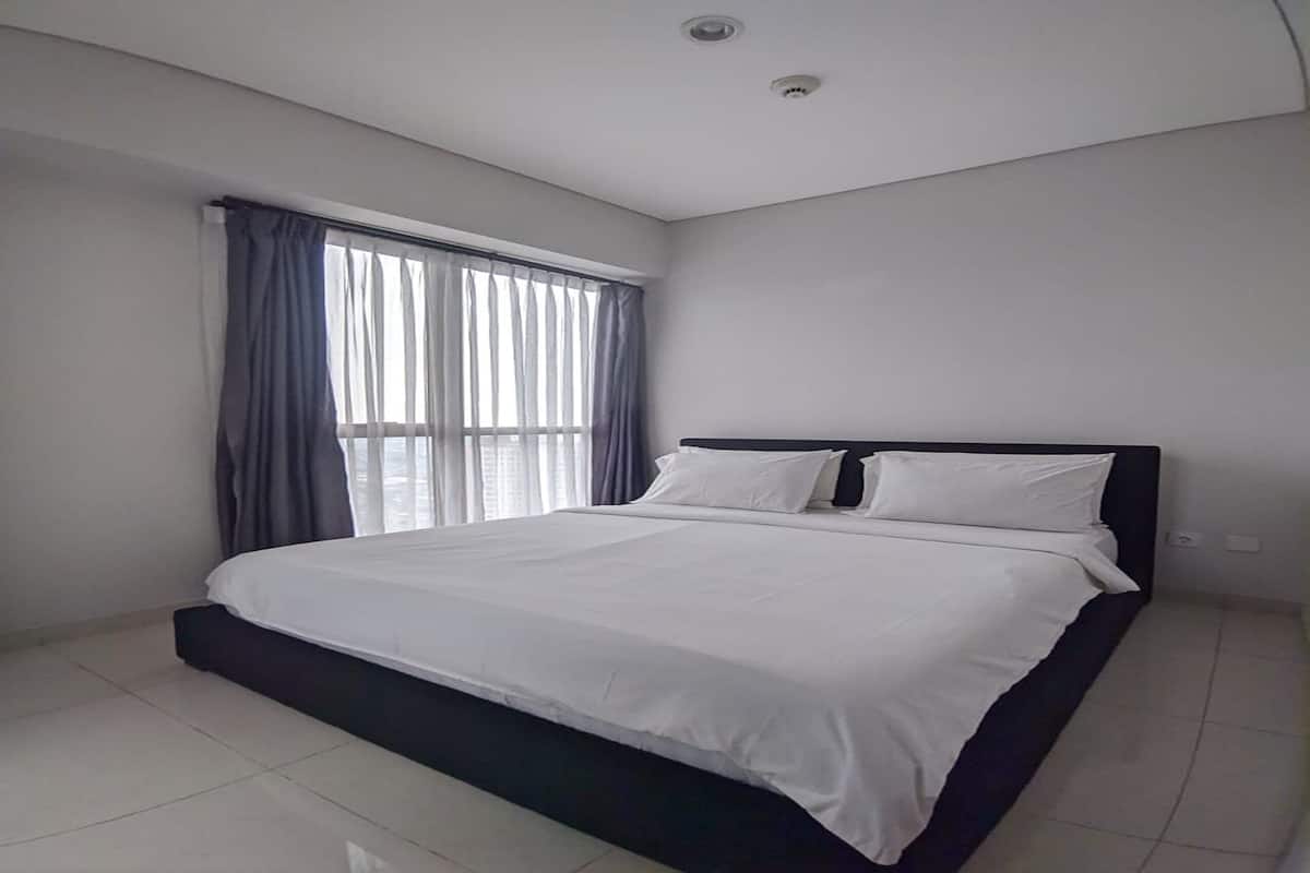 Apartamento Deluxe, 2 habitaciones, balcón, vistas a la ciudad | 1 dormitorio, minibar, wifi gratis