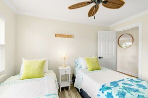 4 bedrooms, iron/ironing board, travel cot, free WiFi