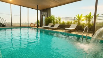 Indoor pool, outdoor pool