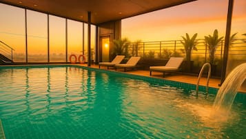 Indoor pool, outdoor pool