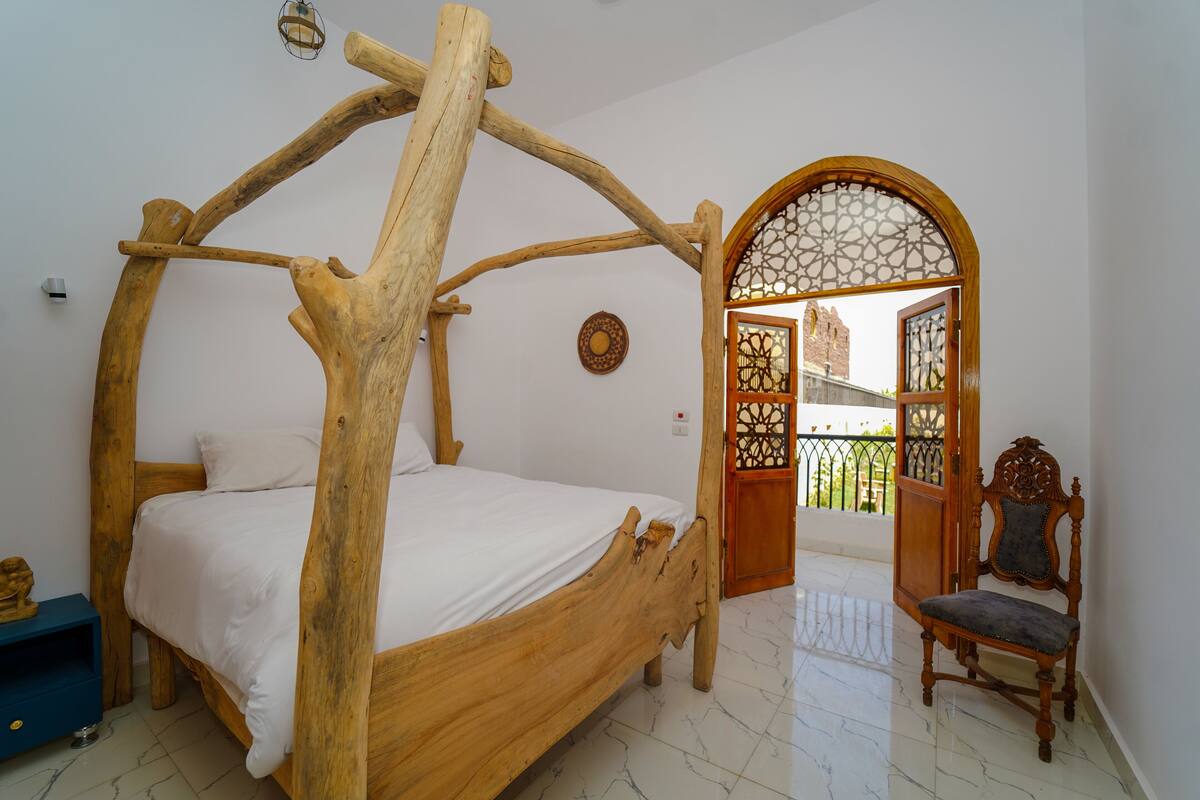 Habitación doble, balcón, vista al jardín | Wifi gratis