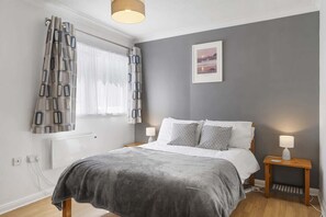 2 bedrooms, iron/ironing board, travel cot, WiFi