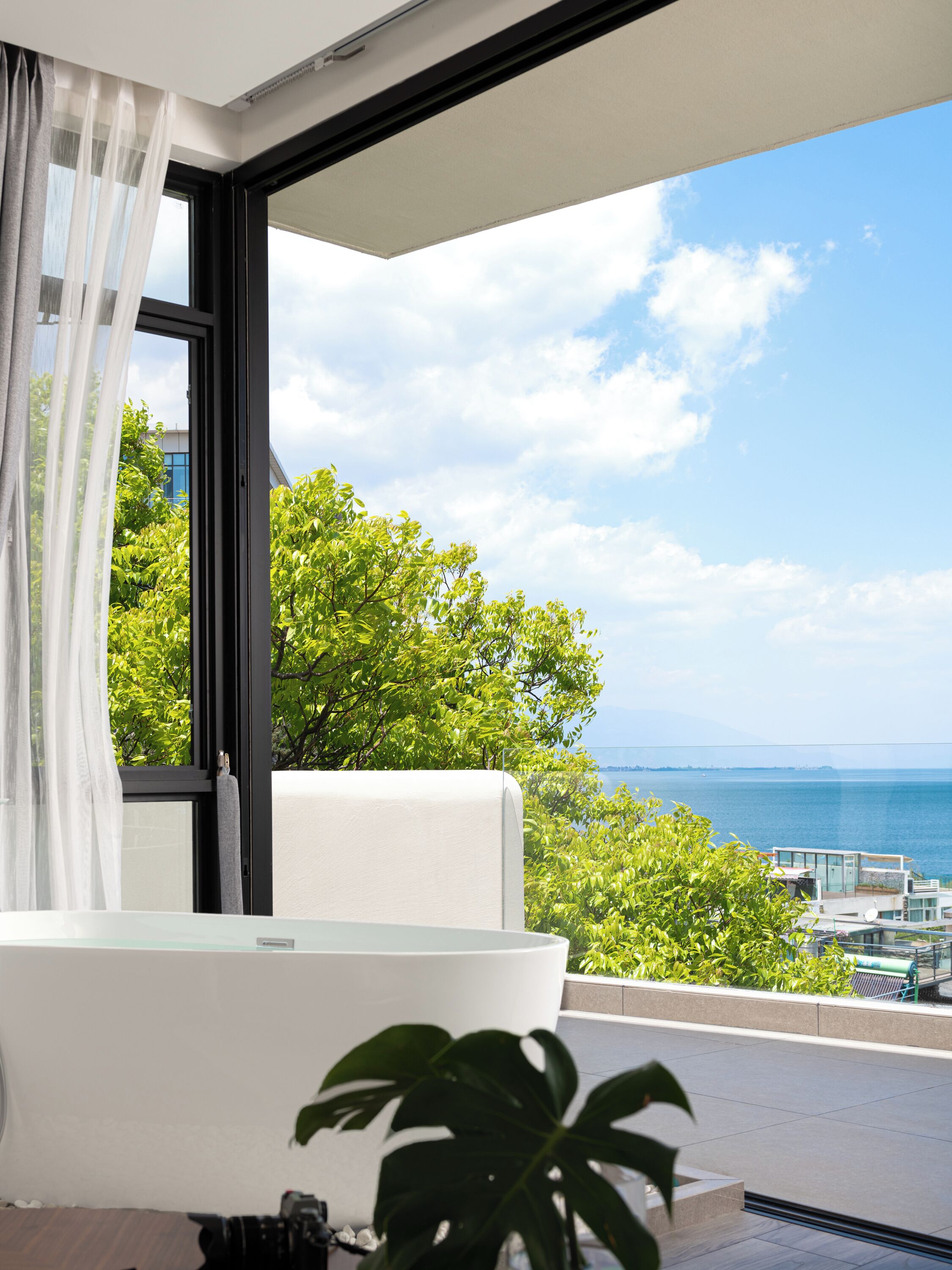 Economy Double Room, Balcony, Sea View | Laptop workspace, blackout curtains, soundproofing, iron/ironing board