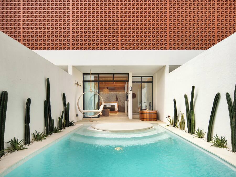 Villa Deluxe, vistas a la piscina | 1 dormitorio, minibar, caja fuerte y escritorio