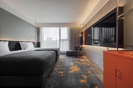 Super Twin Room | In-room safe, blackout drapes, iron/ironing board, free WiFi