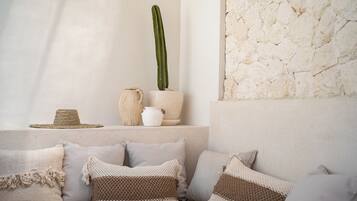 Villa de lujo, vistas a la piscina | Zona de estar