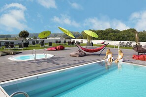 Indoor pool, a heated pool