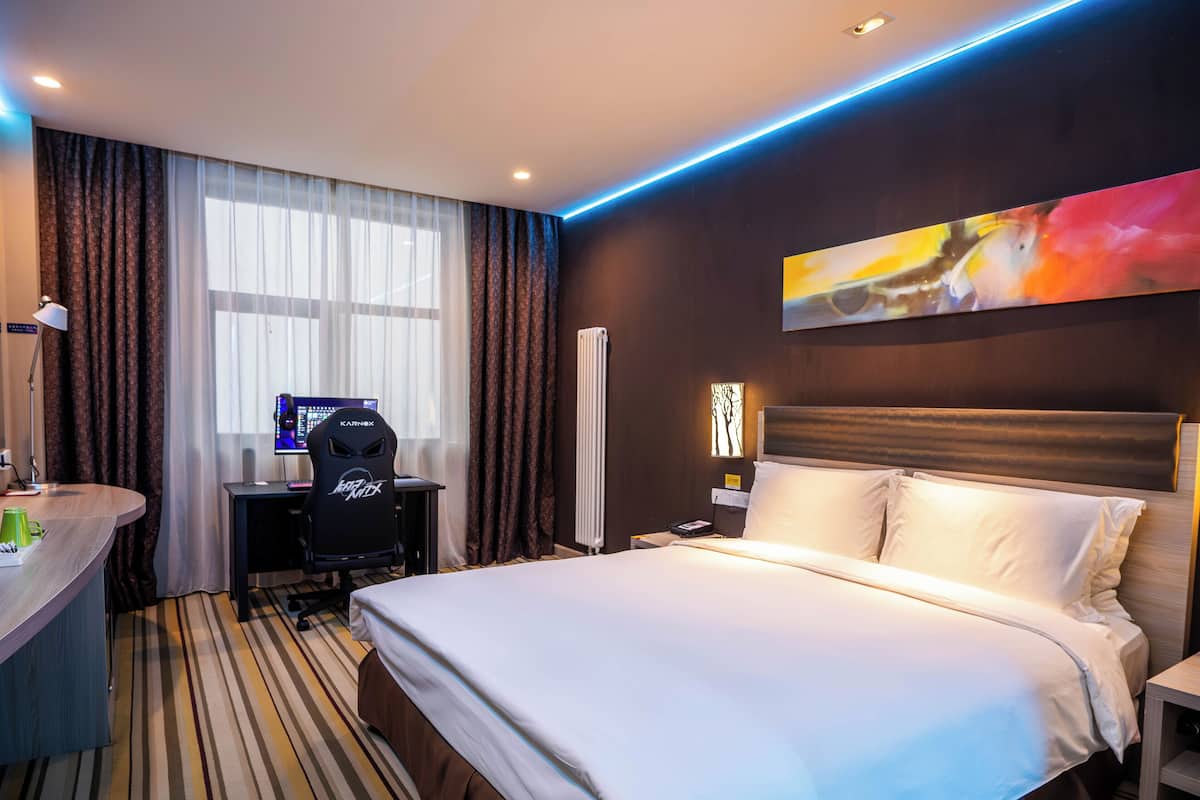 Signature-Doppelzimmer | Zimmersafe, Verdunkelungsvorhänge, Bügeleisen/Bügelbrett