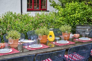 Outdoor dining - Cottage in Dolwyddelan near Snowdon (Dolwyddelan)