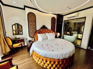 Luxury Suite, Balcony, City View | Premium bedding, memory foam beds, free minibar items, in-room safe