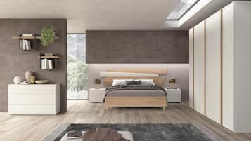 Familiekamer, 1 twee- of 2 eenpersoonsbedden, 1 kingsize bed met slaapbank, niet-roken | Een bureau, gratis wifi