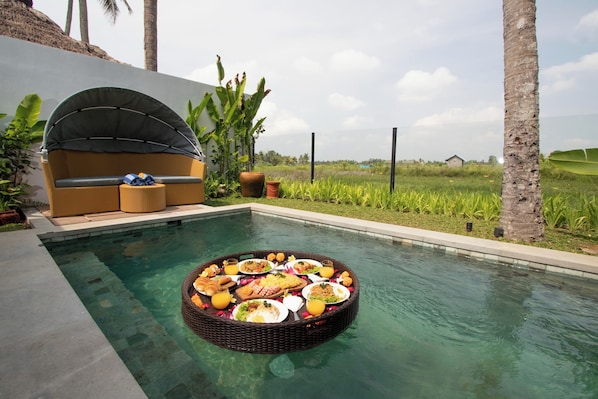 Deluxe-Villa, Gartenblick | 1 Schlafzimmer, kostenloses WLAN