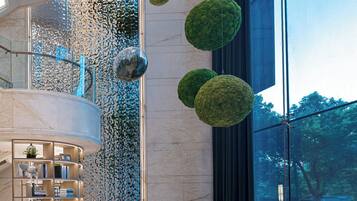 Sala de estar en el lobby