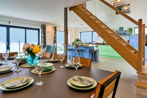 Dining - Beach House in Mousehole with Stunning Sea Views (Mousehole)