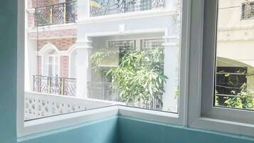 Executive Apartment, Balcony, Courtyard View | Terrace/patio