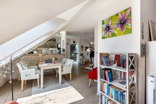 Appartement 'Ferienwohnung Am Jakobsweg' avec jardin partagé et Wi-Fi