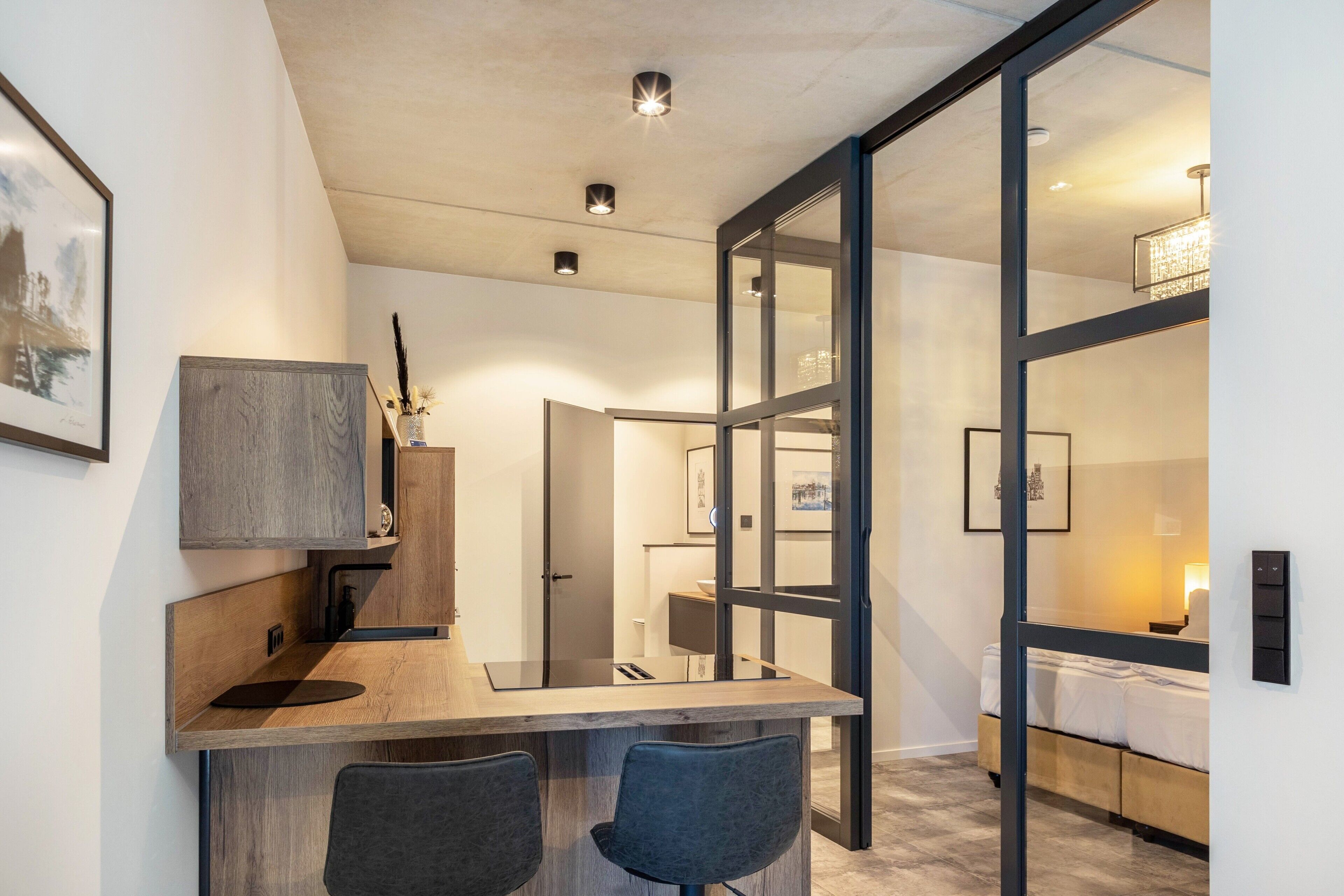 1 Schlafzimmer, Bügeleisen/Bügelbrett, kostenloses WLAN, Bettwäsche