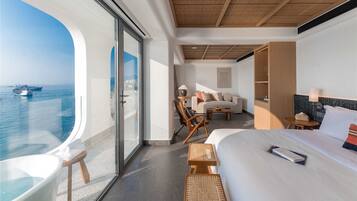 Comfort Double Room, Sea View | Premium bedding, down comforters, free minibar, blackout drapes