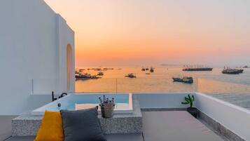 Romantic Double Room, Sea View | Terrace/patio