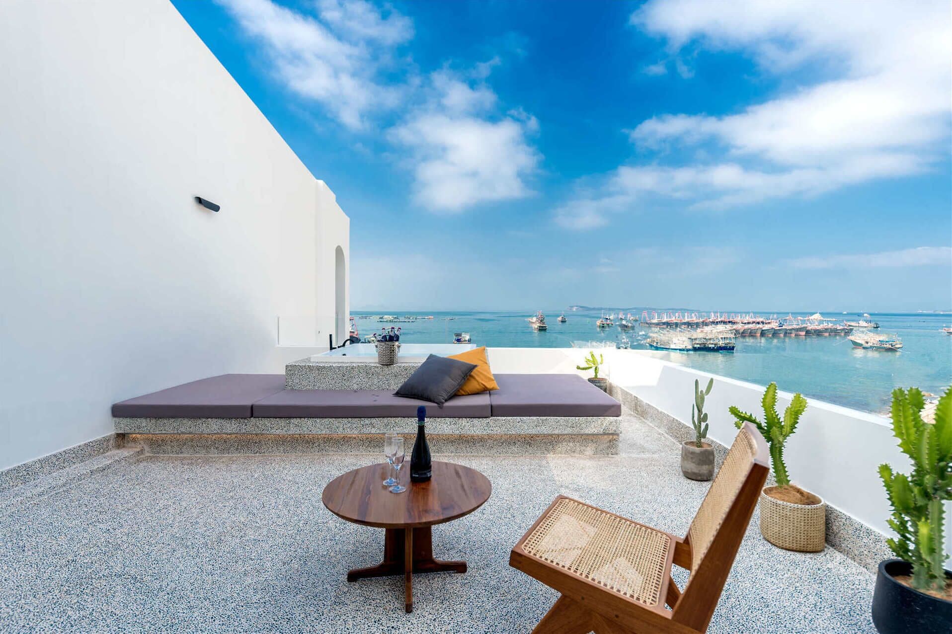 Romantisk dobbeltrom, sjøutsikt | Utsikt fra rommet