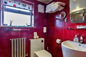 Shower, hair dryer