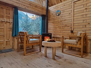 In-room safe, laptop workspace, blackout curtains, iron/ironing board - Shepherd's Lore Camps & Resort (Sangla)