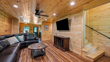 Smart TV, fireplace, offices