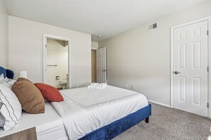 Desk, iron/ironing board, travel crib, free WiFi