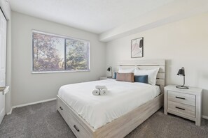 Desk, iron/ironing board, travel cot, free WiFi