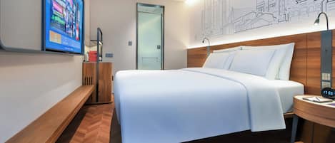 Chambre simple supérieure, vue sur la ville | Literie de qualité, couette en duvet