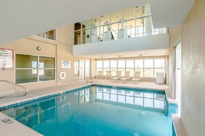 Indoor pool, a heated pool