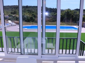 Hus (Nane Garden house with heated pool) | Balkong