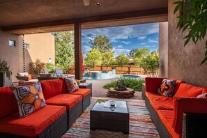 Terrace/patio - Exquisite Retreat Salt Private Pool, Spa, Mtn View (Sedona)