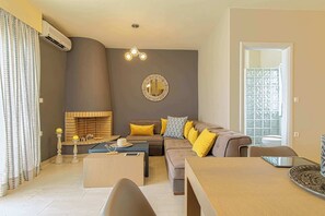 TV connectée, cheminée