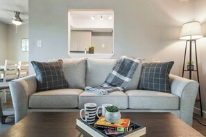 Smart TV, fireplace, offices