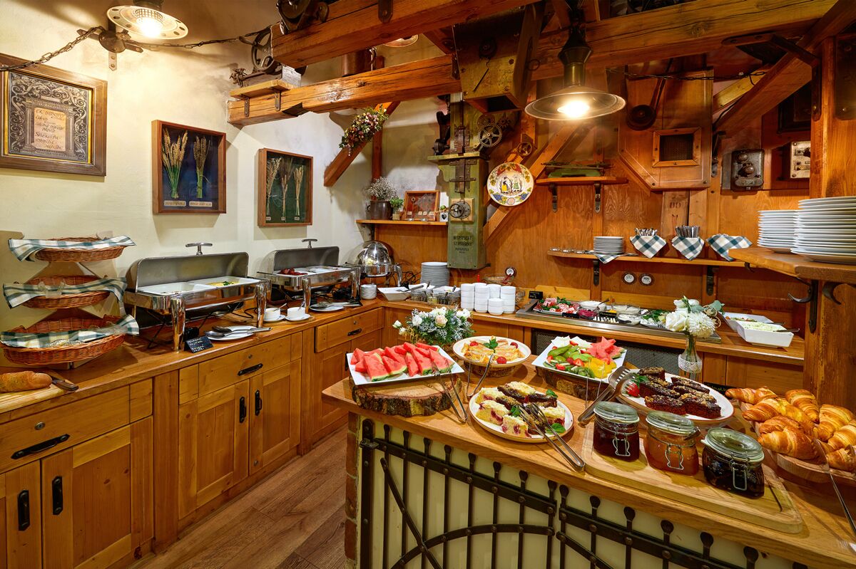 Desayuno buffet incluido todos los días 