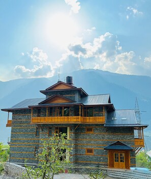 Fassade der Unterkunft