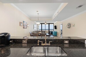 Interior - Beautiful Three Bedroom, Gulf-Front Condo on the 5th Floor of Holiday Isle (Dauphin Island)