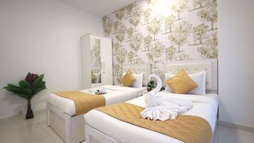 1 dormitorio, escritorio, wifi y ropa de cama