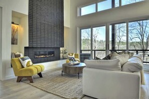 TV, fireplace, video games, offices