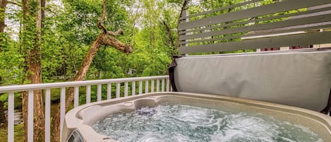 Bain à remous extérieur