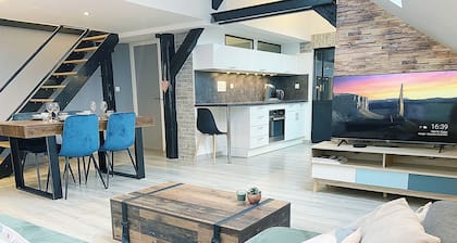 Le Sweet Home - 5-person apartment - private parking and air conditioning