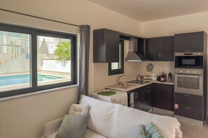 Living area - Casa Barbara (Chania)